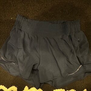 Navy lululemon shorts